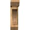 Ekena Millwork Imperial Slat Smooth Bracket w/ Offset Brace, Western Red Cedar, 5 1/2"W x 20"D x 20"H BKT0604X20X20IMP06SWR - alternate 2